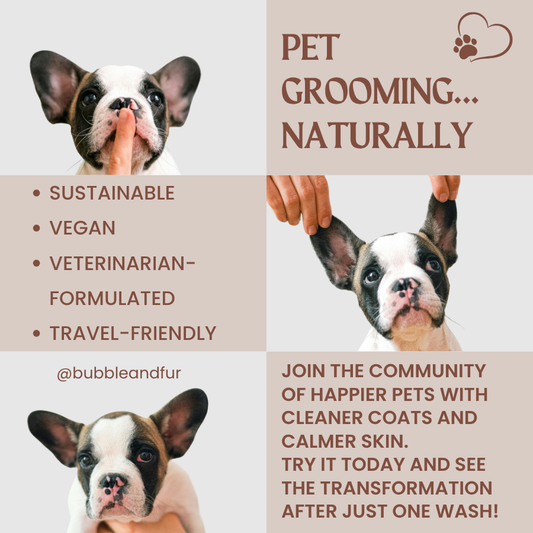 Bubble and Fur - Dr. Matt’s Pet Shampoo Bar | Vet‑Formulated, Travel‑Ready